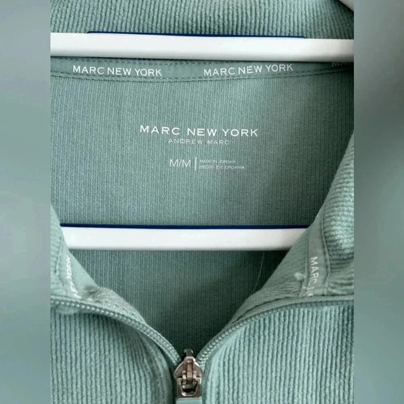 Marc New York Women’s Ribbed 1/4 Zip Pullover sz Medium - Picture 4 of 5